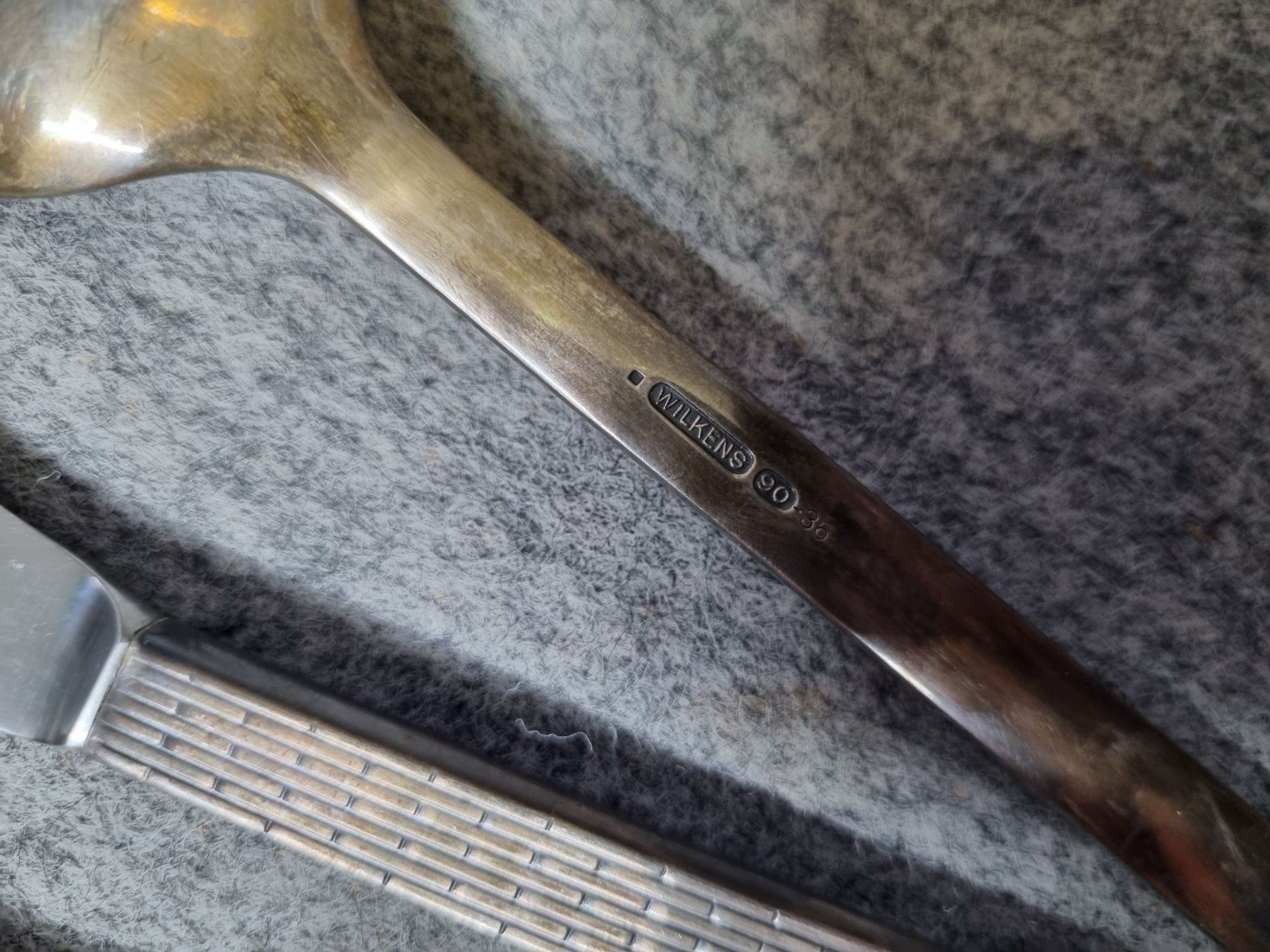 Set di posate: Silber Besteck 3 teilig Löffel Messer Gabel – Usato da Oberentfelden venduto da Creapoint 2