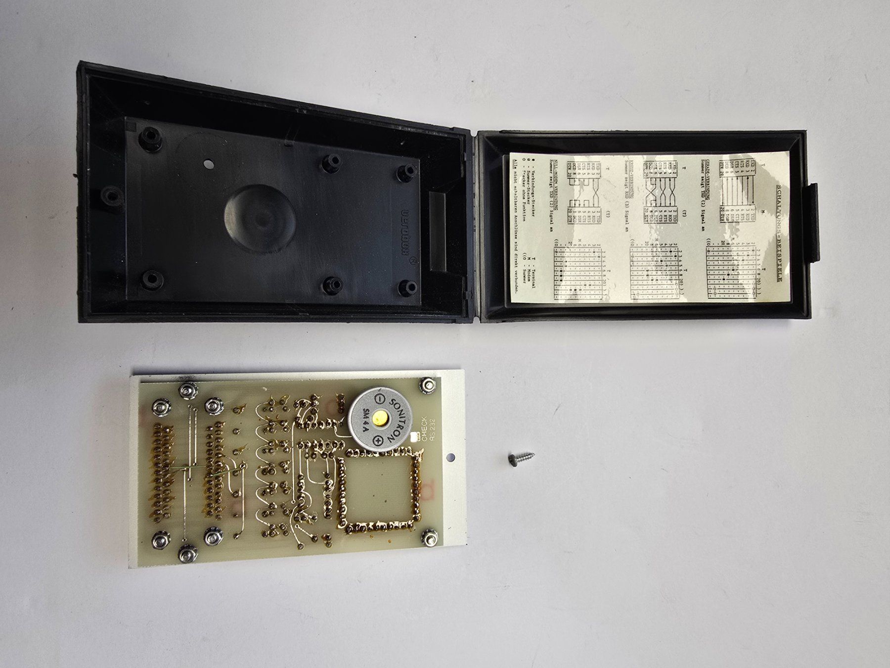 Misurare: Vintage RS232-Tester DB25   (1982) – Usato da Balgach venduto da Zwickau01 5