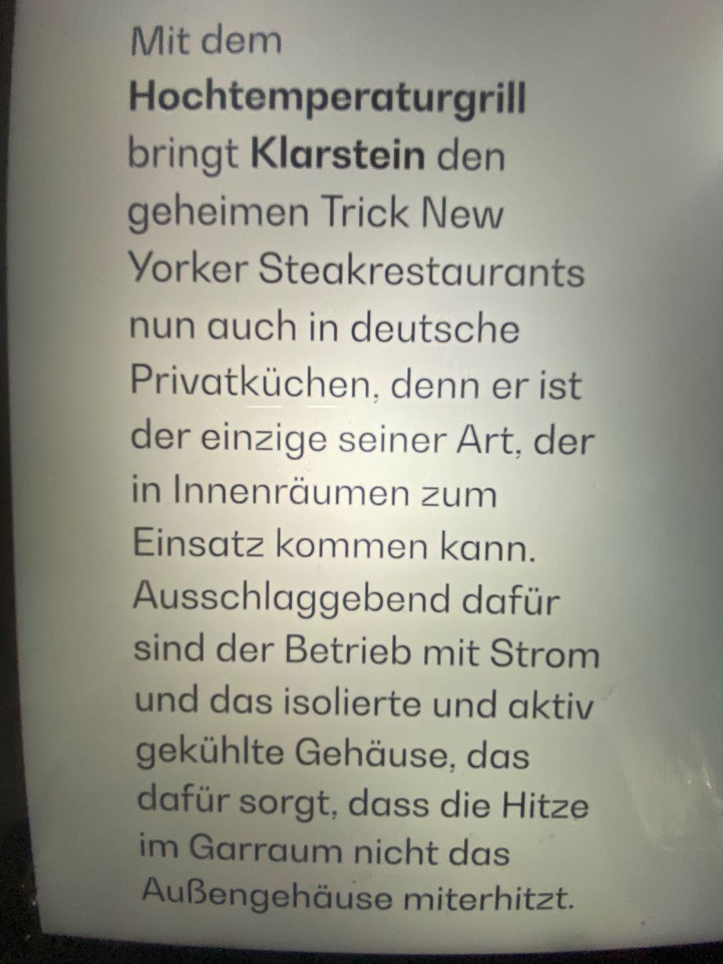 Grills: Hochtemperatur Grill Klarstein – Neu (gemäss Beschreibung) aus Uerikon von Vonkamo 7