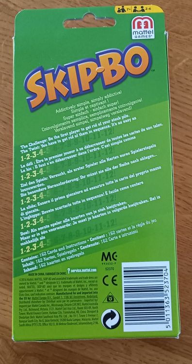 Hermitshell Hartschalen-Etui Für Skip-Bo Kartenspiel – Schutzcase Für Unterwegs | Ohne Karten