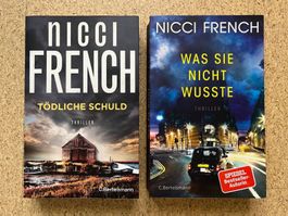 Bücherpaket - 2x Thriller von Nici French