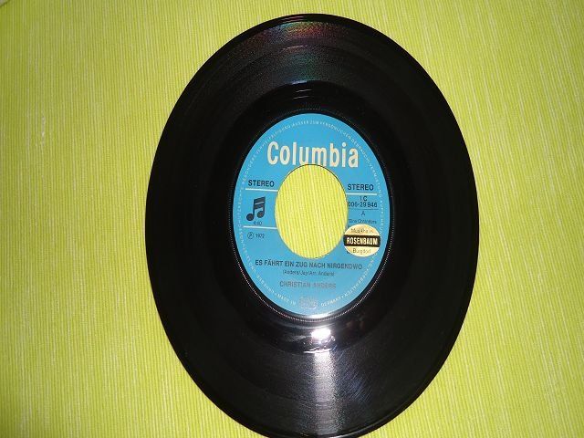 Dischi in vinile: * Single, es fährt ein Zug nach Nirgendwo, Christian Anders – Usato da Ergisch venduto da Baluna24 1