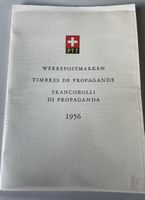 PTT Werbemarken 1956 komplett mit Beilage guter Zustand