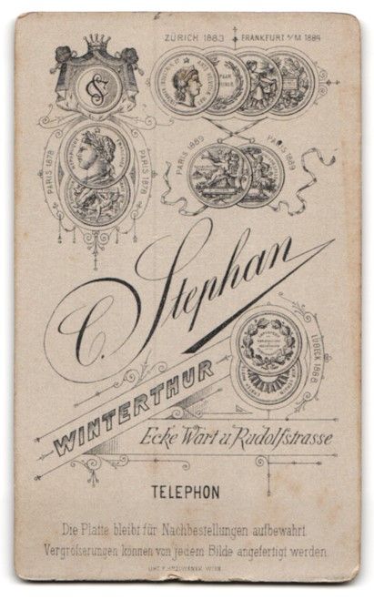 Fotografie & Manifesti: Fotografie C. Stephan, Winterthur, Ecke  – Usato da Berlin venduto da bartko-reher 1