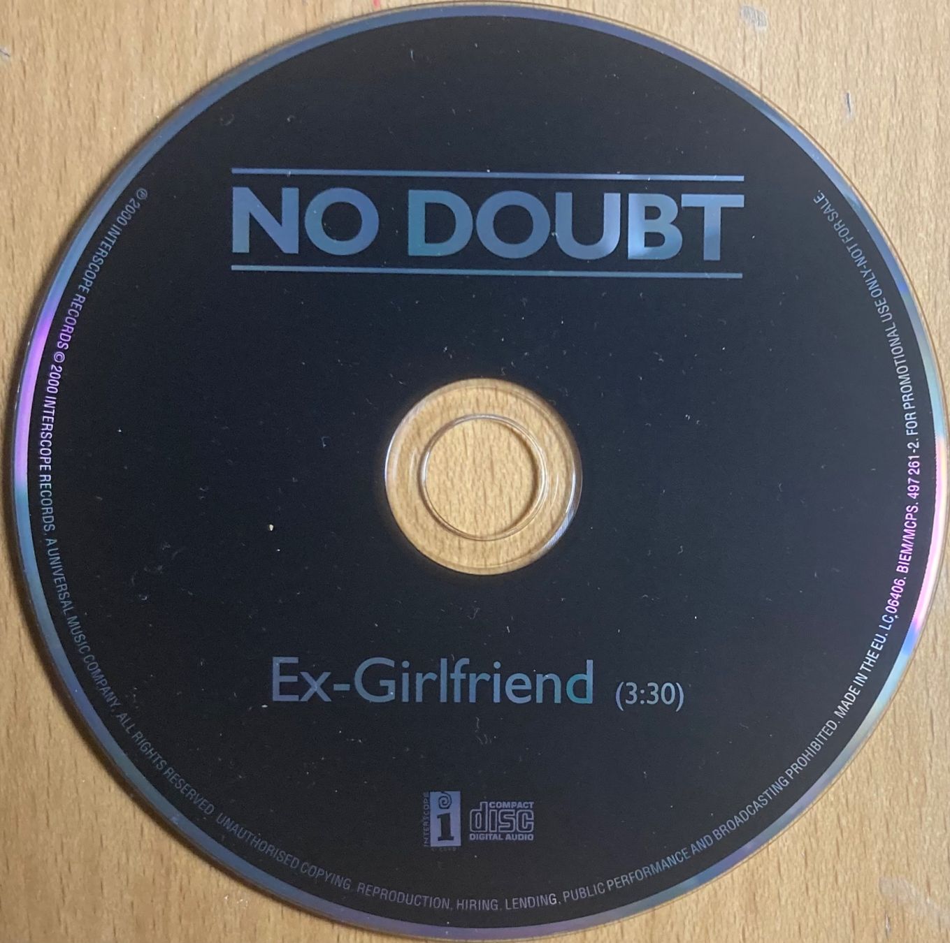 CD: NO DOUBT - EX-GIRLFRIEND – Usato da Poliez-Pittet venduto da Newtown-Records 1