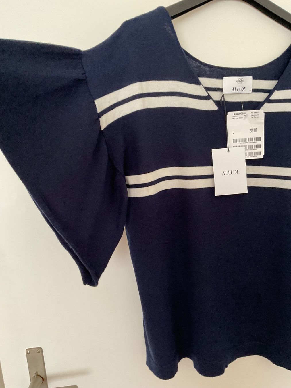 Allude Maglioni & Felpe: ALLUDE BW Kaschmir Pullover Gr L NEU NP 249 – Nuovo e nell'imballaggio originale da Urdorf venduto da alda02 1