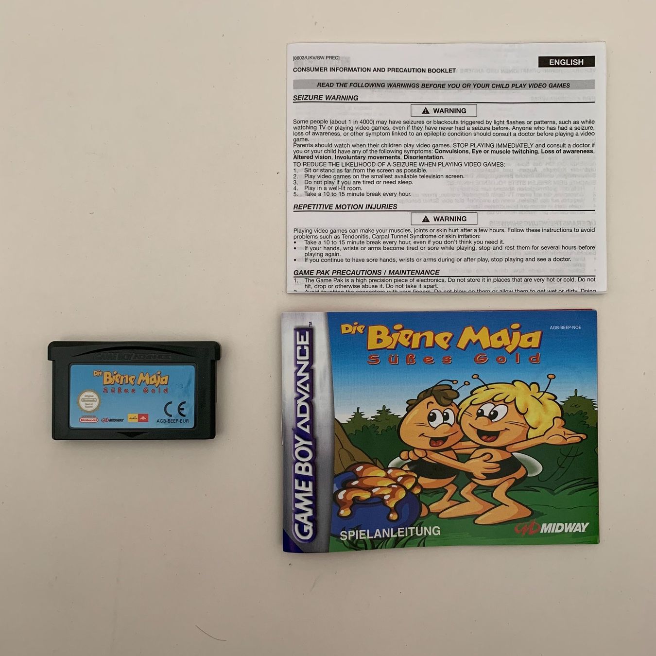 Nintendo Giochi: Die Biene Maja - Süsses Gold - GBA - OVP – Usato da Zürich venduto da Mephisto87 2