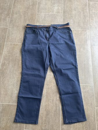 C&A Damen Hose The Slim Classic Fit blau Grösse 44