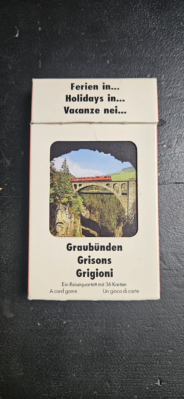 Giochi: Quartett Graubünden- Rhätische Bahn – Usato da Belp venduto da Ginus85