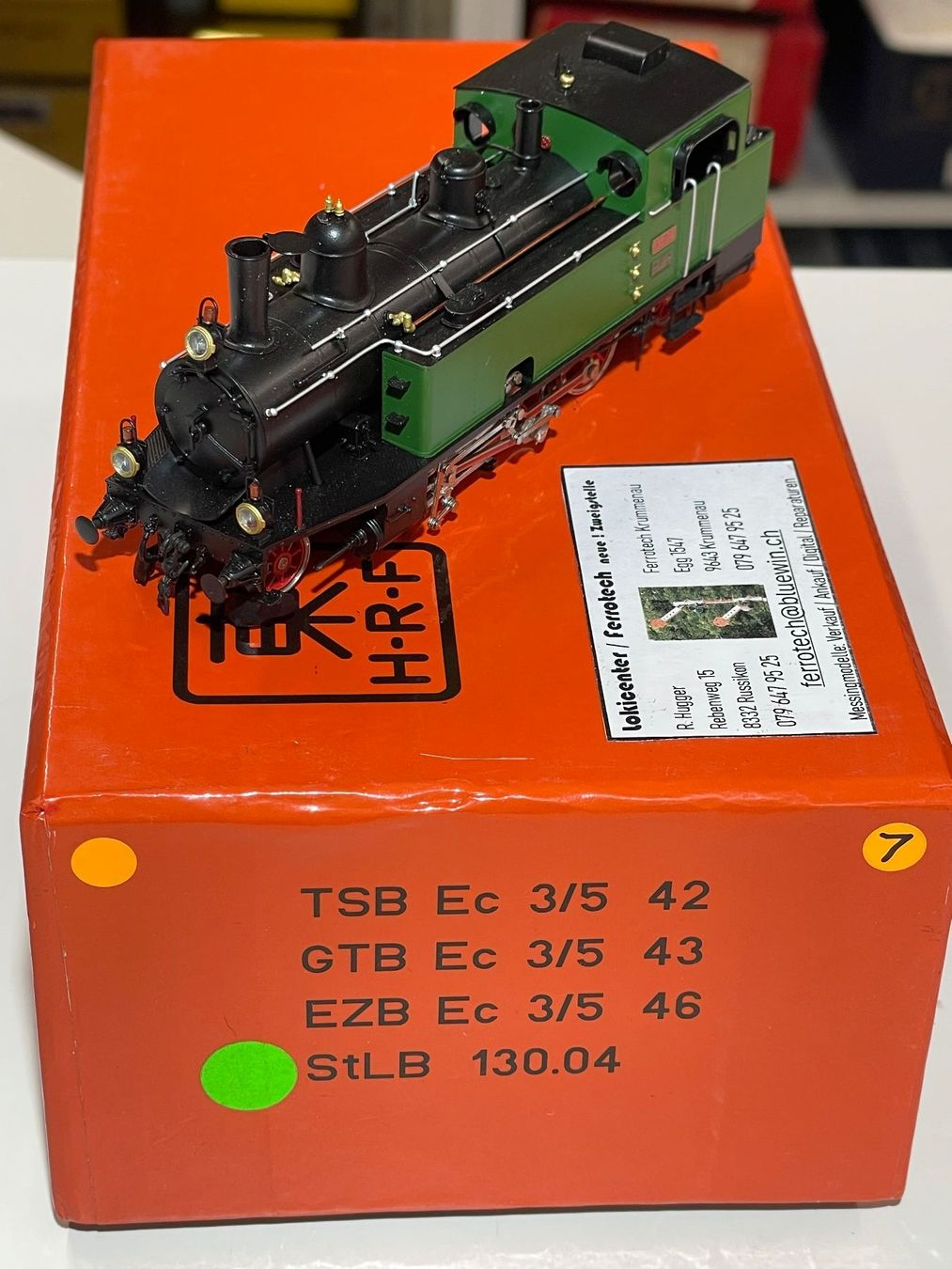 HRF Modellini di ferrovie: HRF / ex -Ec 3/5, StLB 130.04 – Nuovo (secondo la descrizione) da Krummenau venduto da ferrotech 1