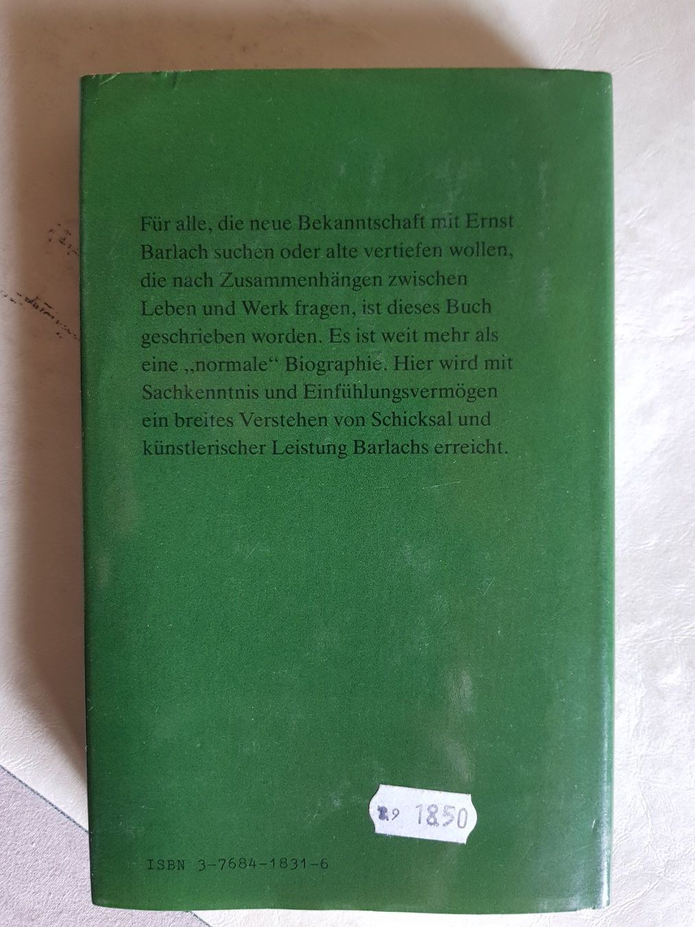Libri: Ernst Barlach - Sein Leben und Leiden - 1988 – Usato da Walterswil BE venduto da Lonitti 5