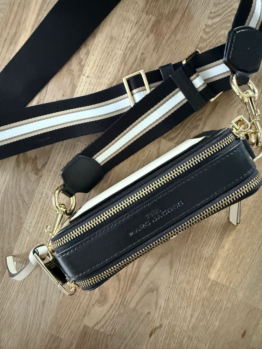 Marc Jacobs Borse da donna: Marc Jacobs Snapshot Bag, Creme/Schwarz – Nuovo (secondo la descrizione) da Anglikon venduto da Haraldinho 3