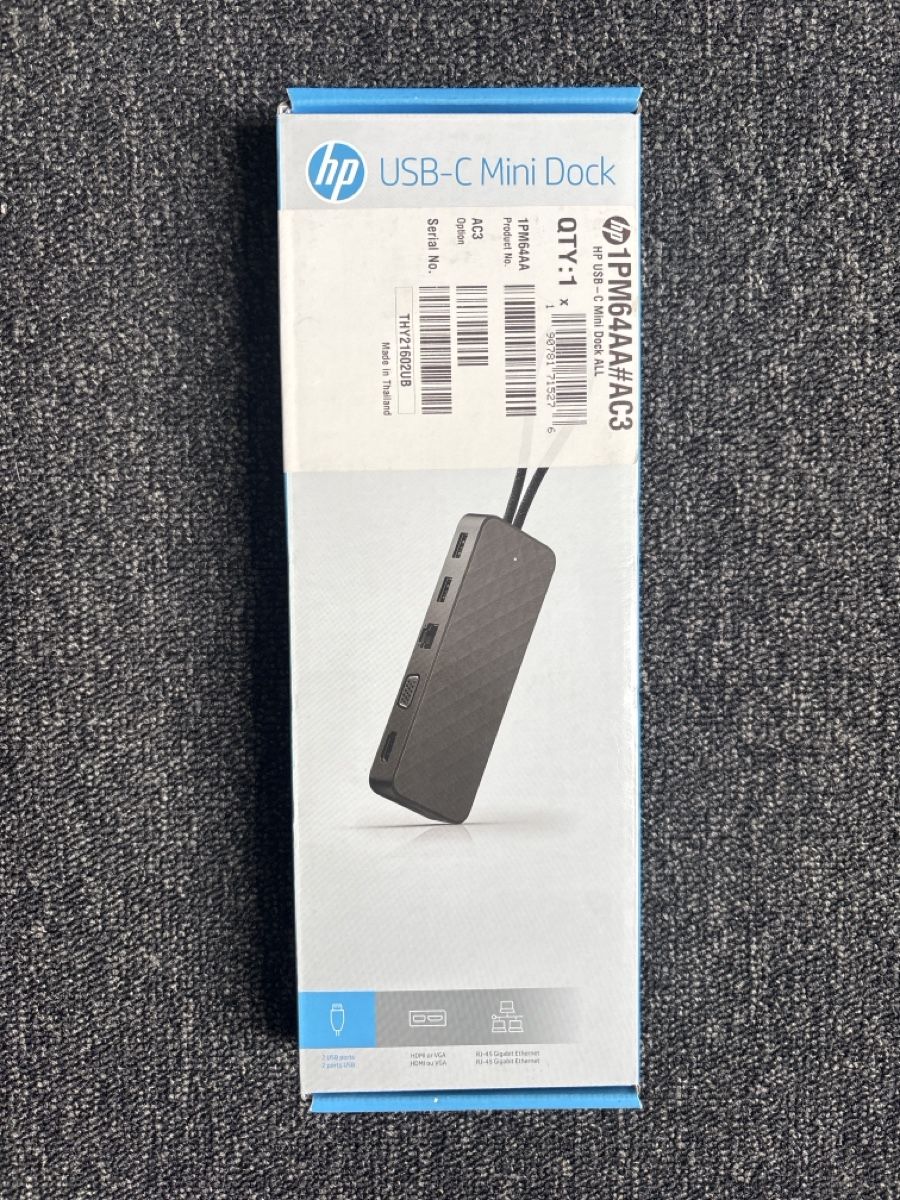 Docking station: HP USB-C Mini Dock - Neu & OVP - Modell 1PM64AA#AC3 – Nuovo (secondo la descrizione) da Aetingen venduto da pat_ykl9