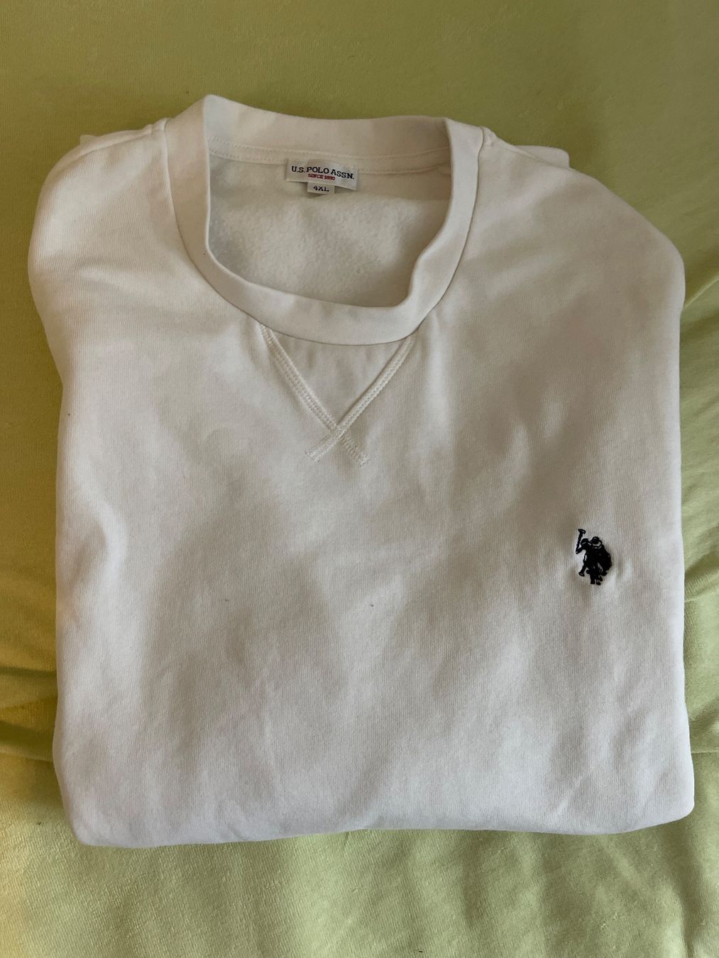 US Polo Maglioni & Felpe: U.S. Polo Assn. Herren Pullover, Weiss, Gr. 4XL – Usato da Wald ZH venduto da bastos27 2