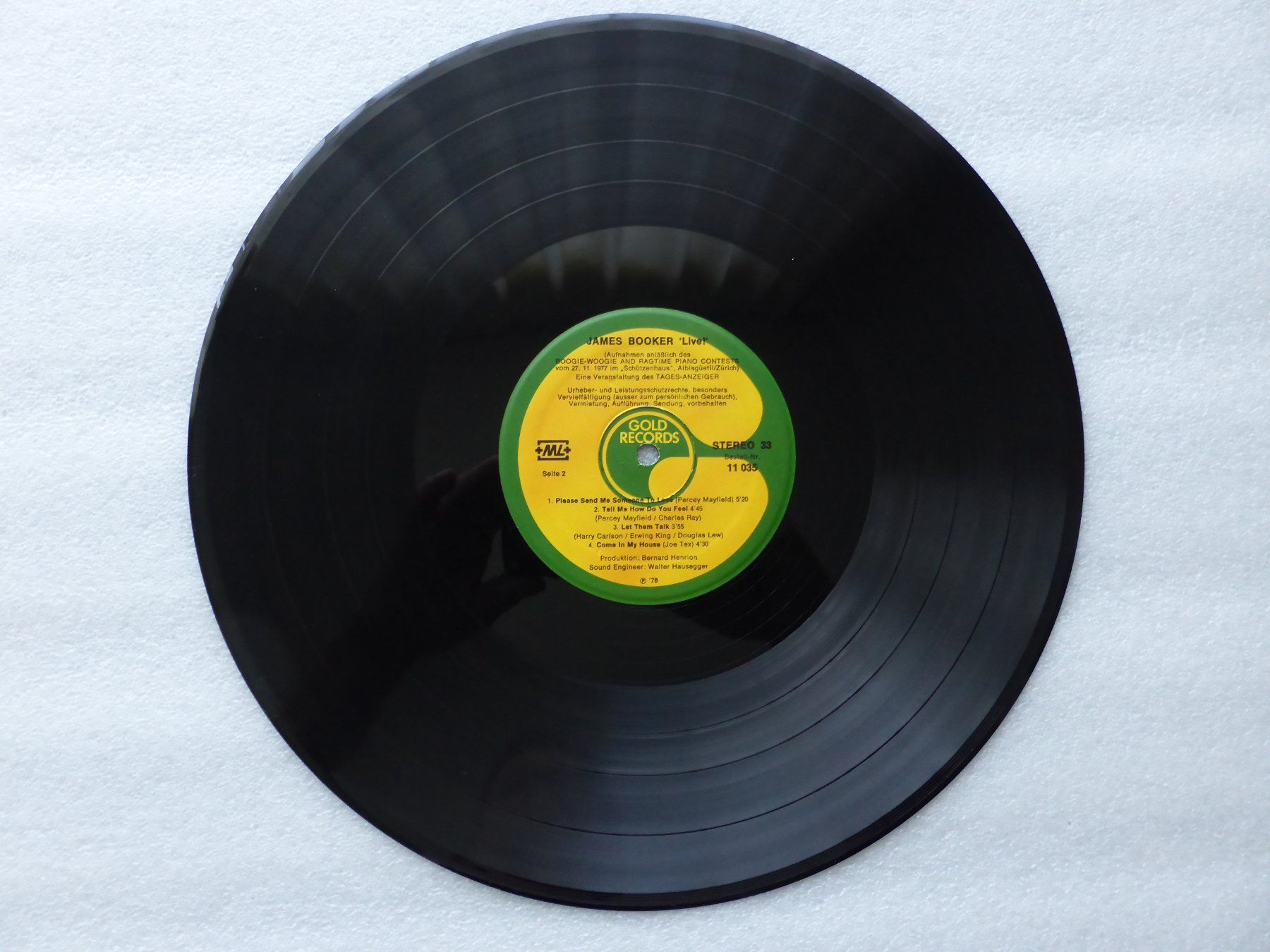 Schallplatten: VINYL  LP  JAMES BOOKER – Gebraucht aus Küssnacht am Rigi von Sunnestrahl 2