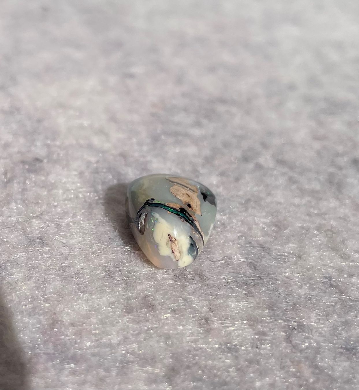 Pietre preziose: Opal Cabochon    Unikat    top Farbe – Nuovo e nell'imballaggio originale da Leuggern venduto da gemshow 2