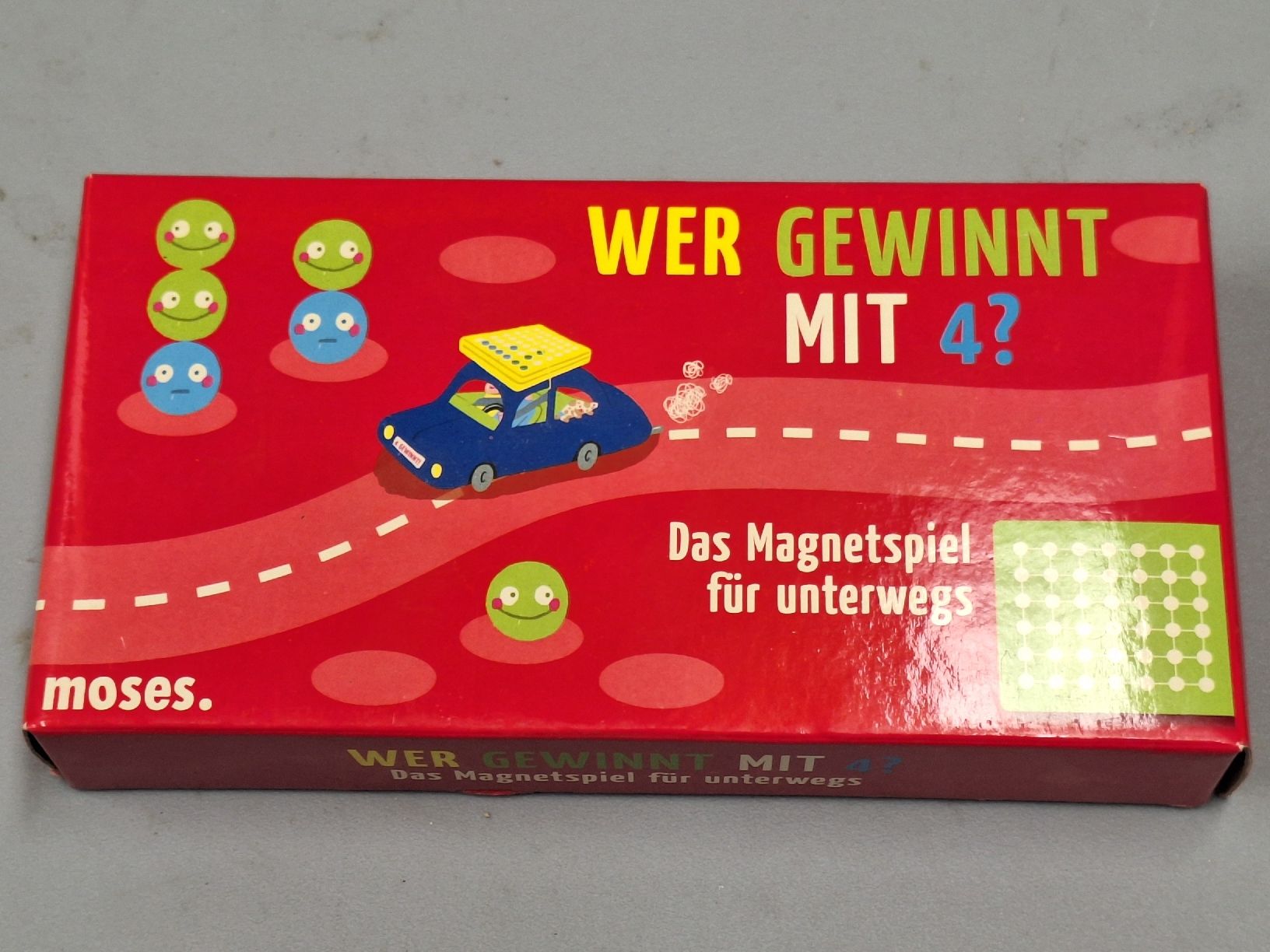 Giochi: Wer gewinnt mit 4,Magnetspiel – Nuovo e nell'imballaggio originale da Niederglatt ZH venduto da Bobsli