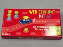 Wer gewinnt mit 4,Magnetspiel