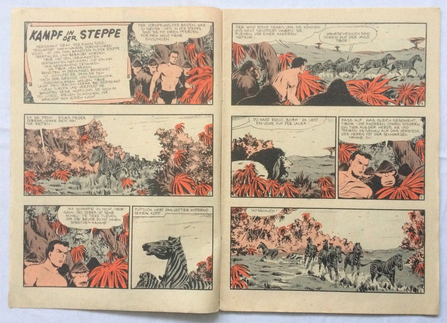 Fumetti: TIBOR - HELD DES DSCHUNGELS - Nr.84 – Usato da Schaffhausen venduto da durruti 2