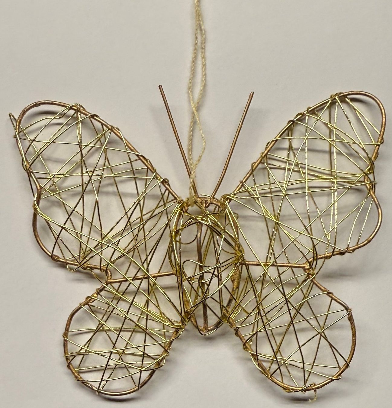 Tutte le decorazioni: Schmetterling aus Draht gold 10cm – Nuovo (secondo la descrizione) da Zäziwil venduto da kreative-ideen