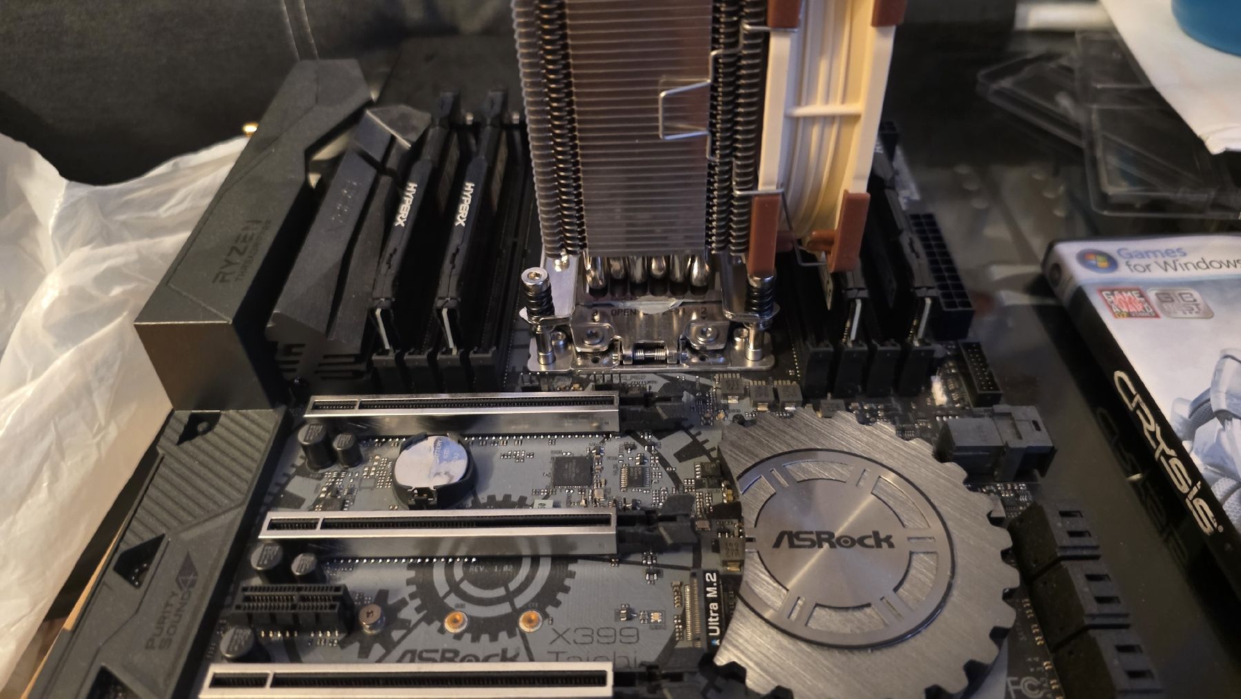Amd Elektronikbauteile: AMD Threadripper 1950X + 32GB + Mb + cooler – Gebraucht aus Unterägeri von Merzp 1