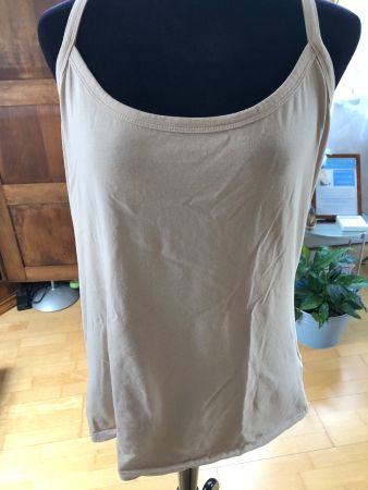 Leichter Sommer-Trägertop, vielseitig kombinierbar, Gr. 44..