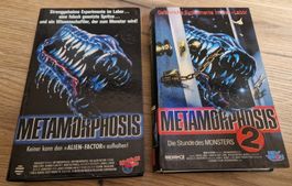 VHS Metamorphosis The Alien Factor + Metamorphosis 2 Rarität