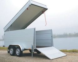 Kofferanhänger Anssems GTT 1500  Anhänger mit Deckel Trailer