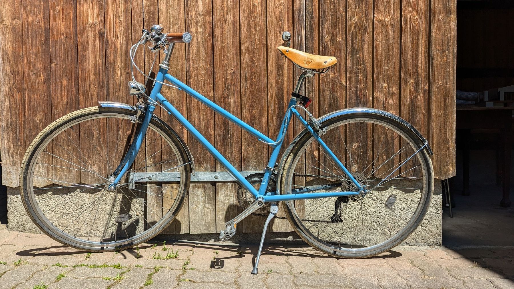 Siech Biciclette: Retro Damenfahrrad SIECH, hellblau, Gebraucht – Usato da Bern venduto da david_bu