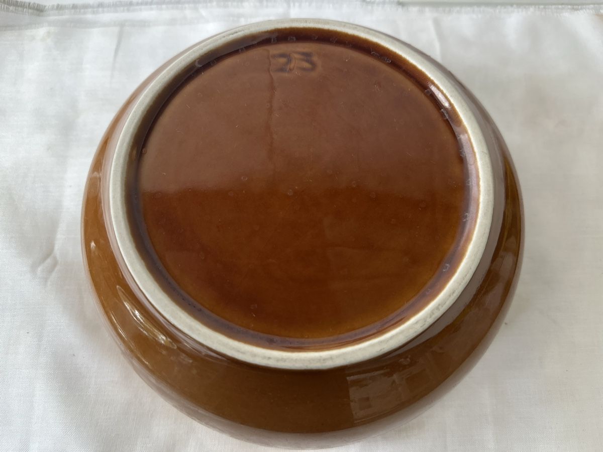 Rössler Ciotole: Braune Rössler - Keramik Schüssel, Durchmesser Ca. 23 cm – Usato da Zürich venduto da Chaeffeler 2