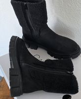  Winter Stiefeletten schwarz mit Innenfutter Grösse 38