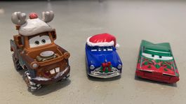 Rarität Cars Weihnachtsmarkt-Set und Film Set