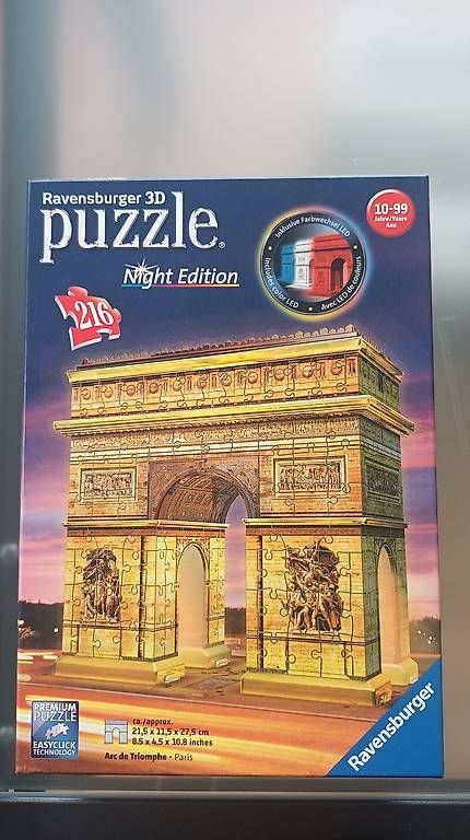 Puzzle: 3D Puzzle Arc de Triomphe mit Licht! – Usato da Zollikofen venduto da Diananna 2