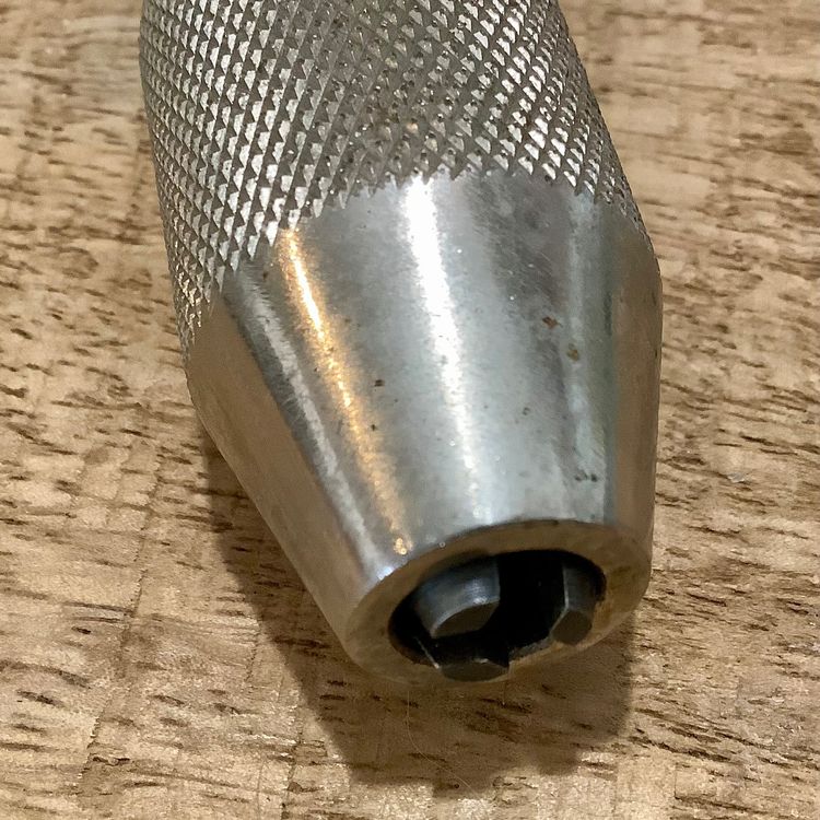Perceuse à main vintage Stanley No 803 avec manche