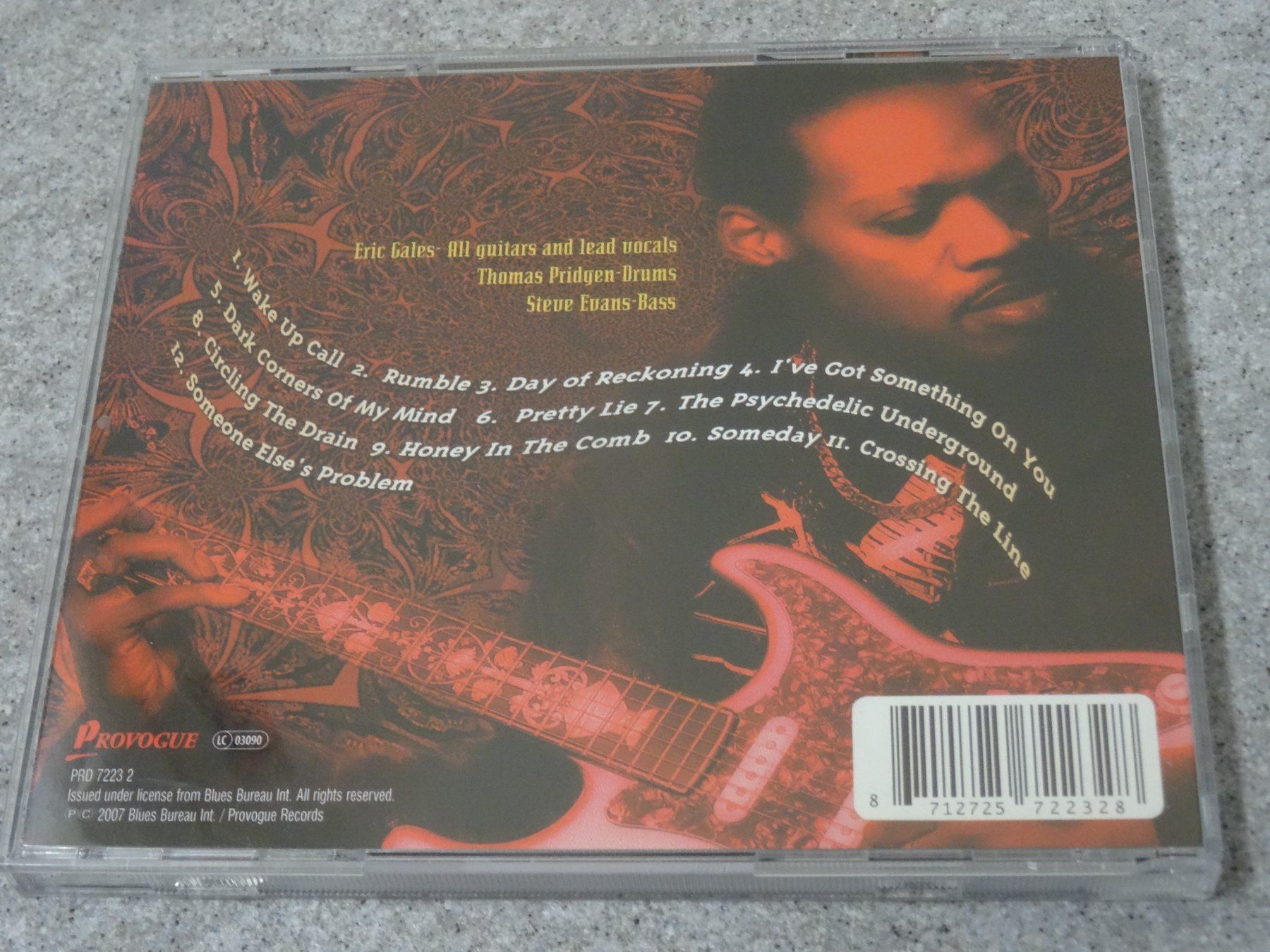 CD: Eric Gales - The Psychedelic Underground CD – Usato da Olten venduto da Disc-Ausverkauf 1