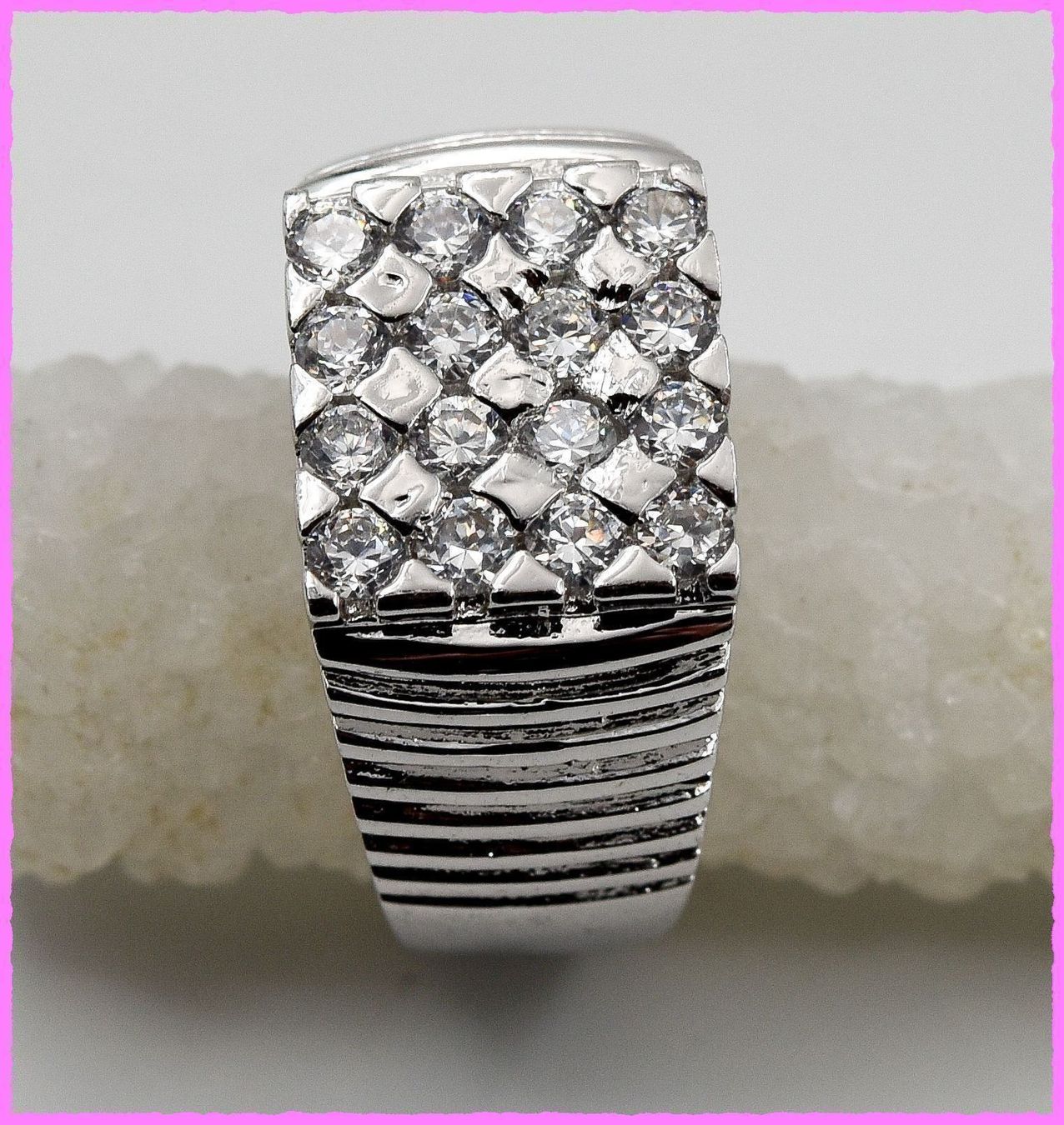 Anelli: Herrenring mit Zirkonia – Nuovo e nell'imballaggio originale da Oberglatt ZH venduto da Diamond-Girl