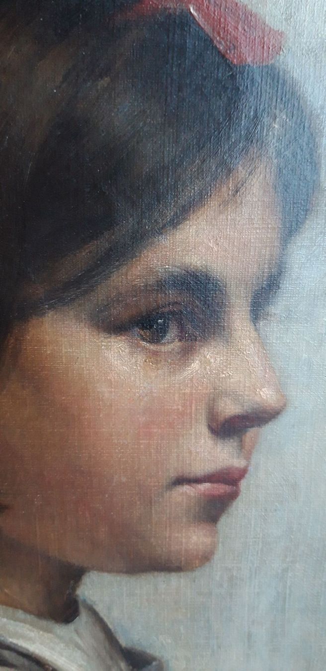 Dipinti: Mädchen_Ölbild_ Gemälde-Portrait – Usato da Näfels venduto da gil_sindamel 7