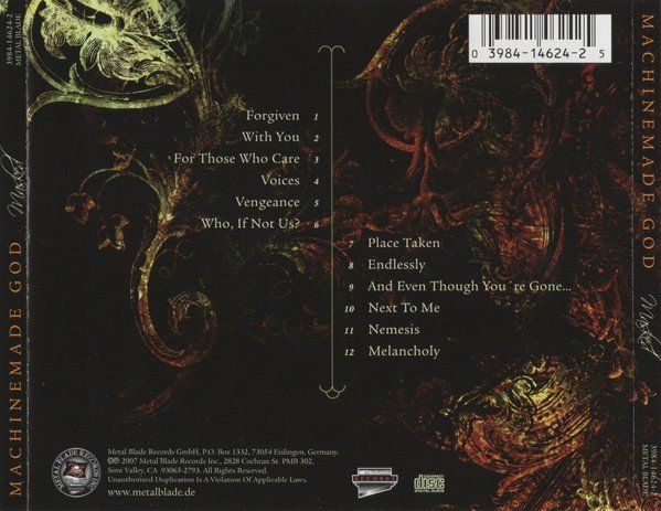 CD: Machinemade God - Masked – Usato da Uzwil venduto da visions77 1