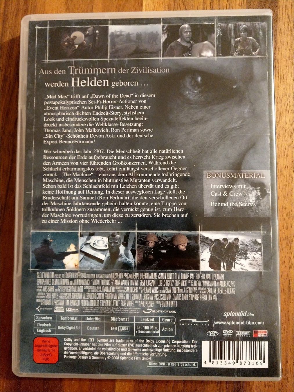 Alle DVDs: DVD - Mutant Chronicles – Gebraucht aus Rheinfelden von Onyx74 1