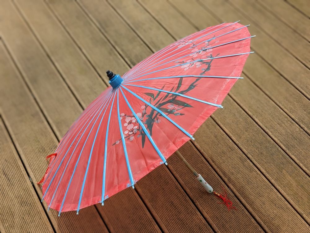 Original chinesischer Sonnenschirm traditionell Kaufen auf Ricardo