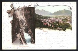Ragaz, Taminaschlucht und Totalansicht