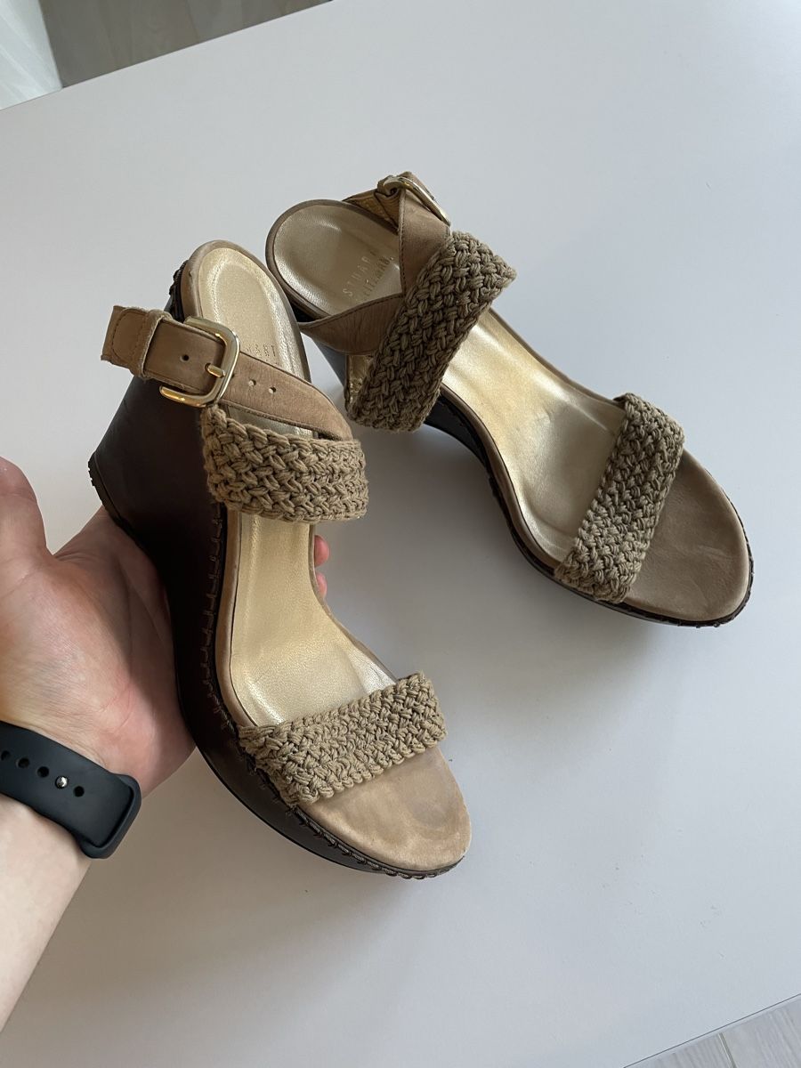Stuart Weitzman Damenschuhe: Stuart Weitzman Sandales compensées (taille-40) – Neu (gemäss Beschreibung) aus Genève von iry_67wr