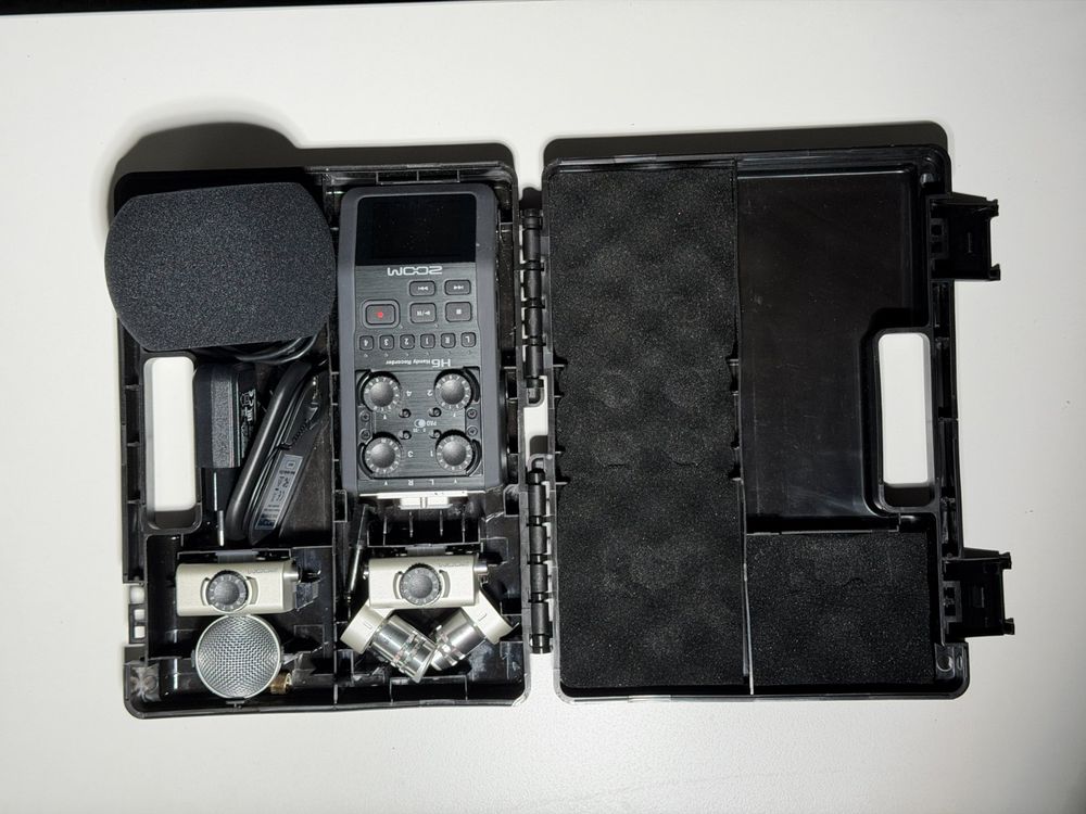 Zoom H6 Handy Recorder Set – Top-Zustand mit viel Zubehör (Gebraucht ...