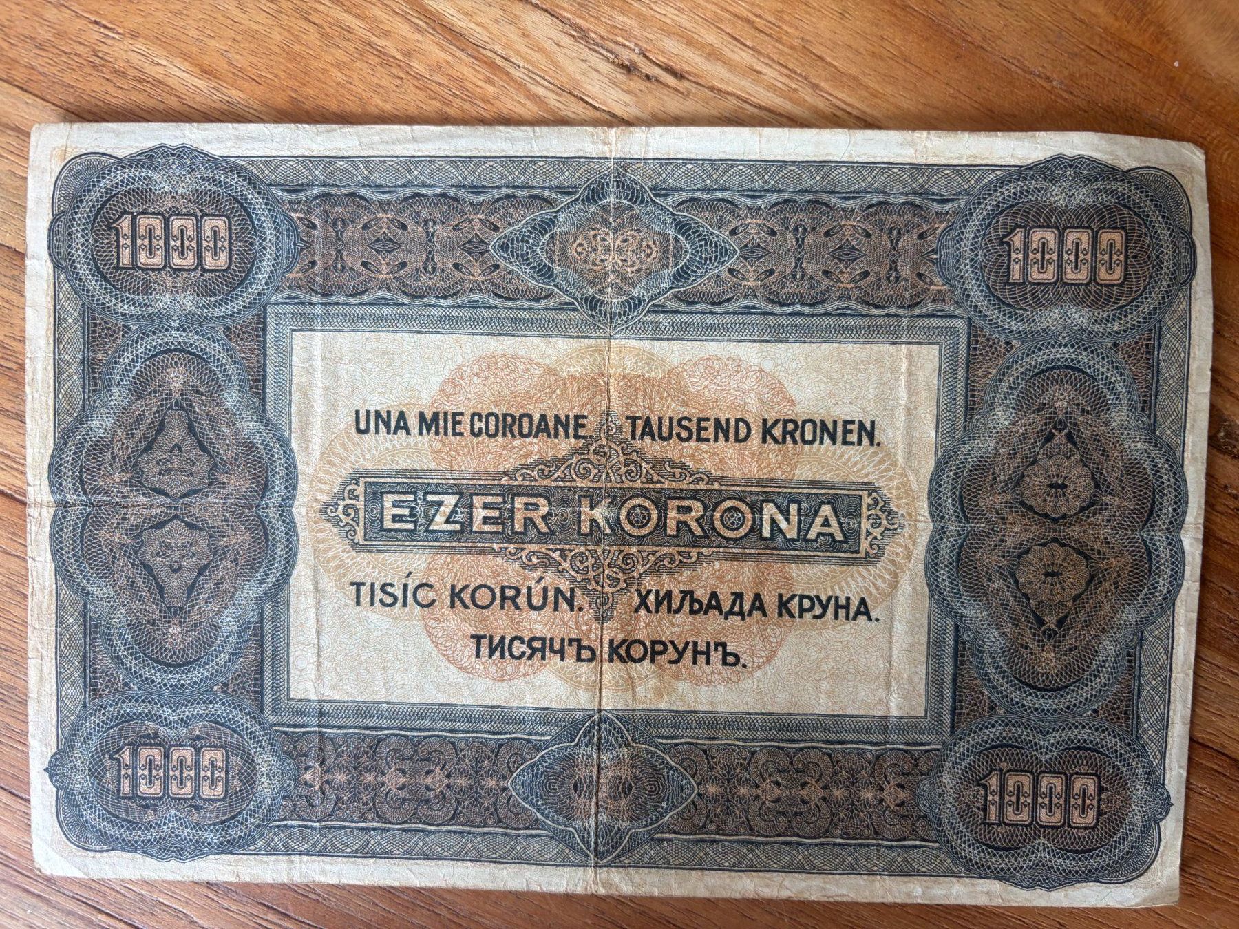 Banconote: 1000 Korona Banknote – Usato da Jona venduto da Elvis8645 1