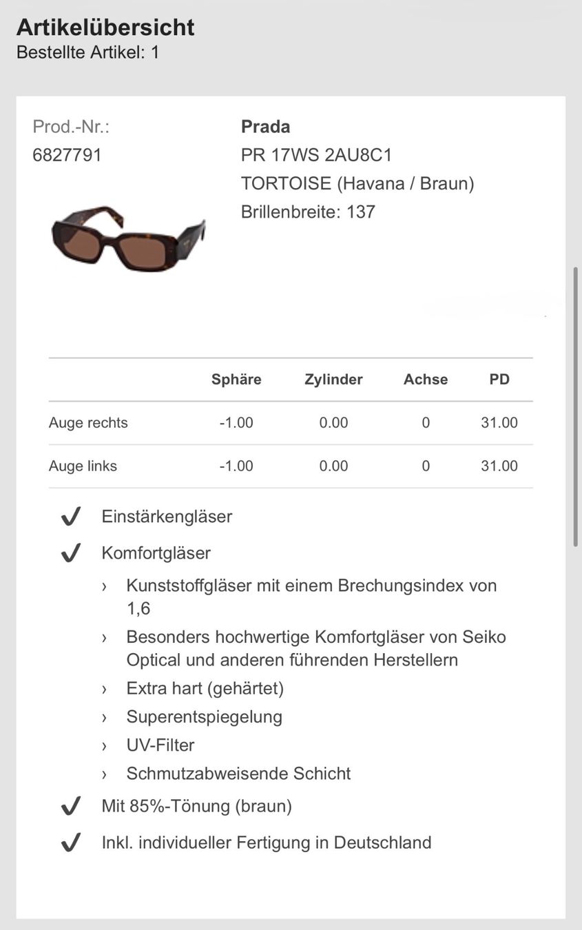 Prada Lunettes & Verres: Prada sunglassess – D'occasion à Nyon par My_wardrobe 2