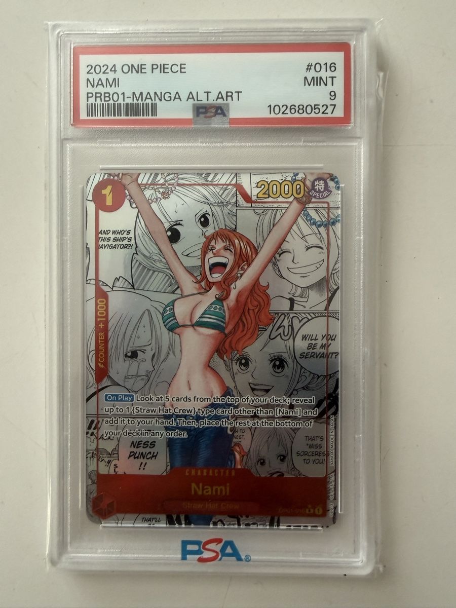 Bandai Cartes à collectionner: One Piece TCG Nami Manga PSA9 – Neuf avec emballage d'origine à Winterthur par bol_9cvx