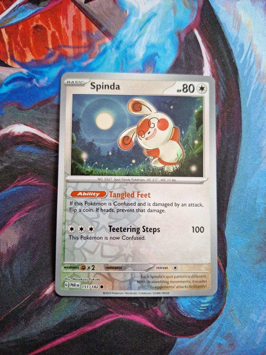 Pokémon Carte collezionabili: Spinda - Reverse Holo - Pokemon Paradox Rift – Usato da Altstätten SG venduto da GGsGameshop