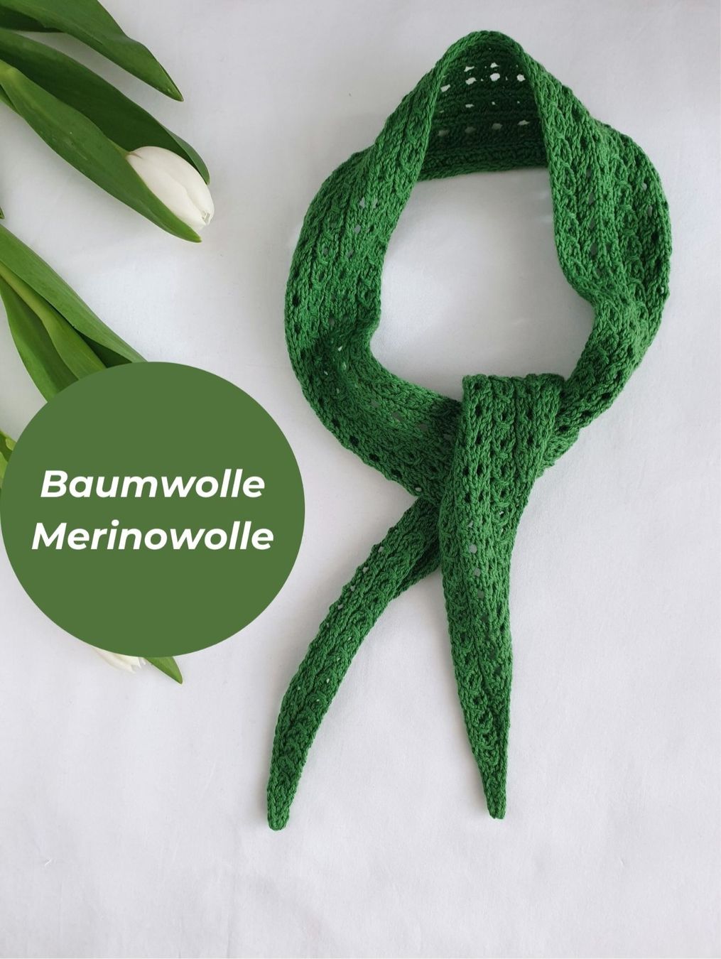 Foulard & Sciarpe: Mini scarf, Strickschal, Handgestrickt, Unikat, Geschenk – Nuovo e nell'imballaggio originale da Neunkirch venduto da Sandramay