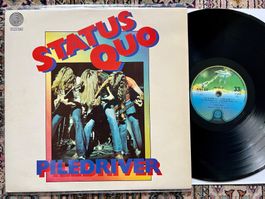 Status Quo – Piledriver VERTIGO UK press 1972 LP GEWASCHEN