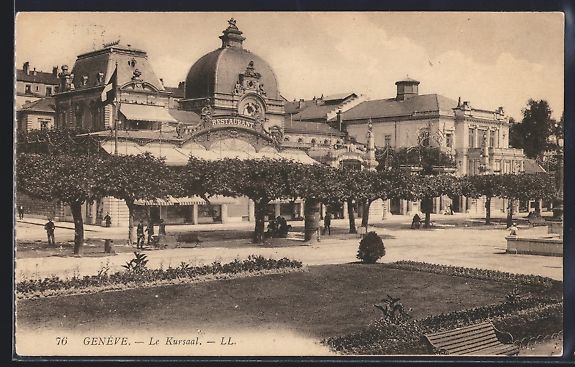 Cartoline postali: AK Genève, Le Kursaal, 1915 – Usato da Berlin venduto da bartko-reher